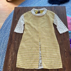 Moschino Cheap & Chic, yellow dress, size 6